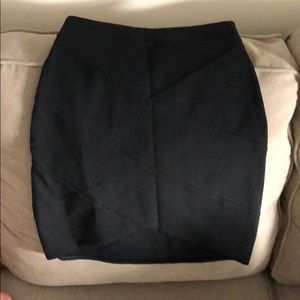 Express black mini skirt